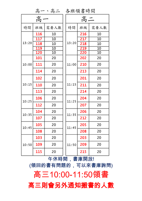 領書時間1